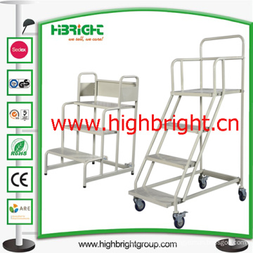 3 Step Platform Ladders Trolley